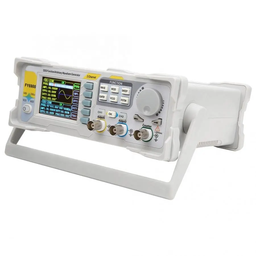 FY6900 Dual Channel DDS Functi - đánh giá và giá Dual Channel Arbitrary Waveform Function Generator 60Mhz