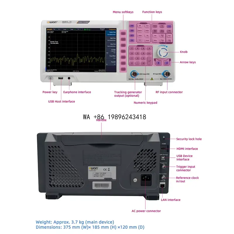 Wmwmnu 9kHz to 1.5GHz Spectrum - đánh giá và giá Spectrum Analyzer Tracking Generator 1.5Ghz